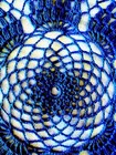 27  Handmade Crocheted Doily Blue Colored