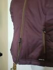 New Kerrits Equestrian Riding Vest Women   s S Wine Puffer Quilted Full Zip Chore