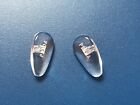 Replacement Screw-in Nose Pads For Prada Eyeglasses sunglasses W  Screws Silver