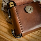 Leather Cigarette Case With Lighter Pocket