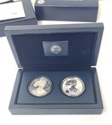 2012 S Us Mint American Silver Eagle Proof 2 Coin Set W  Box   Coa   Free Ship