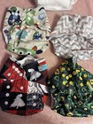 Mama Koala One Size Fits Most Pocket Cloth Diapers Lot Multicolor Prints