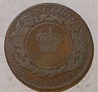 Canada - No Date Newfoundland Large Cent Victoria 1865-1896