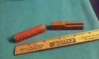Vintage Cracker Jack Or Gumball Prize Charm Toy Red Metal Tin Train Engine   Car