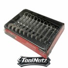 Snap-on Tools New Oxim710b 10 Pc 10-19mm Metric 12-point Stubby Combo Wrench Set