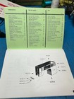 Rare Genuine Vintage Printed Bernina 900 Sewing Machine Parts Schematic