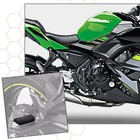 Passenger Footrests Foot Pegs For Kawasaki Ninja 650 Z650 2017-2025 Black
