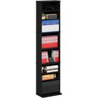 Adjustable 9-shelf Media Storage Rack Dvd Cd Blu-ray Game Organizer Tower New
