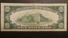 1934 A  10 Silver Certificate North Africa Paper Money Bank Note Currency Bill