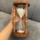 Rosewood 60 Minutes Hourglass - Antique Hourglass Sand Timer   Customized Timer