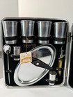 Vintage Executair 707 Travel Bar Set - Portable Cocktail Kit W  Case Mid Century