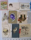 Nice Lot Of 23 Vintage Christmas  Folding Greeting Cards  For Scrapbooking  