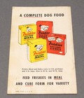 Friskies Dog Food Vintage 1947 Carnation Company  Booklet   Brochure
