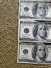 Hundred Dollar Bill Old Money Us Currency Lot Of 3