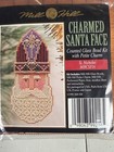 Nos Mill Hill Charmed Santa Face Counted Glass Bead Cross Stitch Kits Lot Of 3