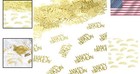 Gold Birthday Confetti Party Decorations 100pc Table Scatter Celebration Supp   