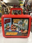 Vintage Super Mario Bros Zelda 2 Nintendo Power Red Aladdin Lunch Box 1989 Link