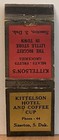 Kittelson Hotel And Coffee Shop Sisseton Sd South Dakota Vintage Matchbook Cover