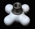  Vintage Ceramic Porcelain  Cold Water Faucet Handle Knob Fixture 