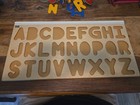 Alphabet Puzzle Think And Grow Tag Vintage Used