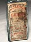 C1860s J  L  Leavitt s Extract Of Lemon 64 Broad St  Boston  Mass  Bottle