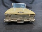 Vintage Bandai Of Japan 11  Tin Friction 1959 Yellow   White Cadillac Car Nice