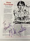 1987 Mark Parenteau Wbcn Rock Of Boston Autograph