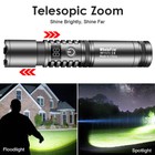 50000000lumen Super Bright Led Tactical Flashlight Rechargeable Led Work Light