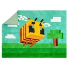 3 4 x4 6  Minecraft Bee Accent Rug
