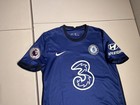 Chelsea Fc Jersey Men   s Medium Blue Authentic Soccer Football Nike Shirt
