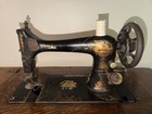 Singer Antique Treadle Sewing Machine Cabinet Cast Iron Base  Manuals  No  27-4