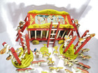 Vintage 1960s Fisher Price 900 Circus Wagon Wooden Animals 60s Lots Of Pieces