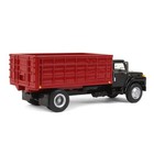 Spec Cast 1 64 Black   Red 1982 International S1954 Grain Truck Bam-005