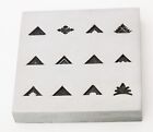 Shot Plate 12 Designs Southwest Etc  Shapes Impression Die   Silversmith Die 