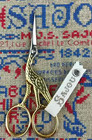 Sajou Embroidery Scissors Stork Gilded Medium 4 5 