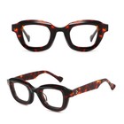 Vintage Eyeglass Framesthick Acetate Reading Glasses Retro Full Rim Eyewear
