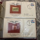 Us 50 Years Of Airmail Stamps  Event Covers With Mint Stamps  In A Binder Pcs