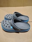 Usedlikenew_crocs Unisex-adult Crocband Clog  Charcoal ocean  5 Men 7