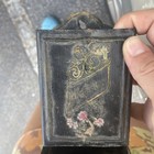 Vintage Tin Kitchen Match Box Holder Wall Mount Red