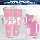 Volleyball Knee Pads   Arm Sleeves 2 Pairs Protective Gear For Girls Women Pink