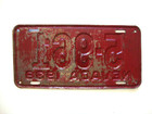 1938 Nevada Passenger License Plate Original Paint In Good Condition 5-961