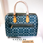 Coach Rowan Large Satchel Bag Signature Canvas Cy699 Outlet New