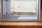 Vintage 1934 Chicago World s Fair Gm Chevrolet Buick Thermometer Picture Frame