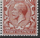 Gb 1912 Gv 1 5d  pencf  Variety In Pair Sg362a Mint