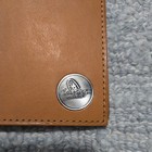 Brown Leather Travel Wallet Organizer Passport Ticket Document Holder