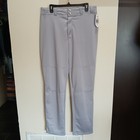 Nwt Wilson Baseball Pants Adult Mens Large Classic Relaxed Fit Gray Uniform 