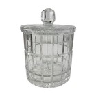 Vintage Ice Bucket 24  Fine Lead Crystal W  Lid