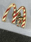 Vintage Mcdonald s Employee Pins Lot X 4 Hamburgler Thumbs Up Fries Rudolph