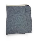 Pottery Barn Kids Belgian Flax Linen Crib Skirt Chambray Blue