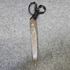 Vintage Wiss No 22w Wide Blade 12    Inlaid Tailor Shears Upholstery Scissors Usa